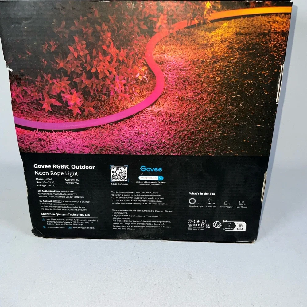 RGBIC Outdoor Neon Rope Light - Multicolor